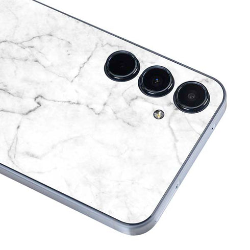 White Marble Galaxy A55 5G Skin